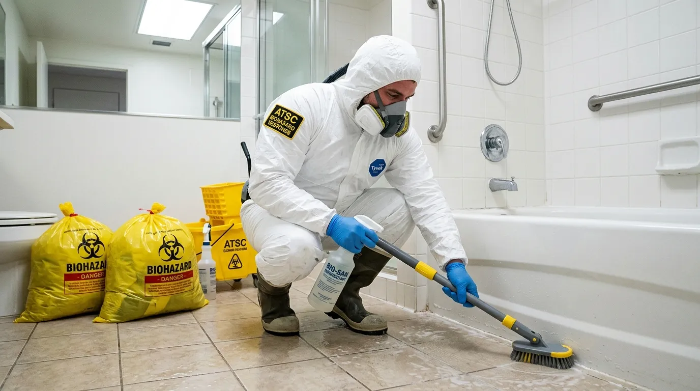 Decontamination equipment deployed for Blood Cleanup in Rocklin